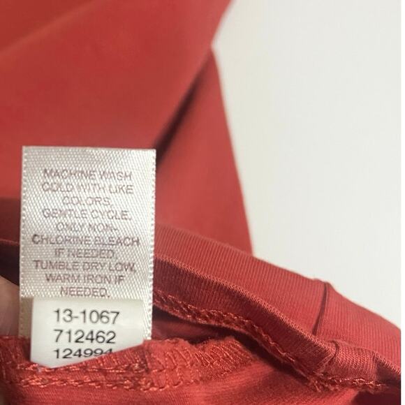 J. Jill Pure Jill Rust Orange Color Top- Great Fall Color- Womens Size XL EUC - Picture 4 of 6